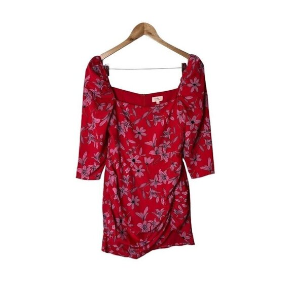 CAMILA COELHO Lidia Dress Pink Flora S 1014 - Picture 3 of 8